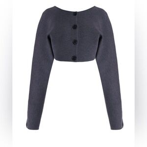 Carolina Herrera Virgin Wool Cropped Jacket (XS) Worn once/perfect condition!!!